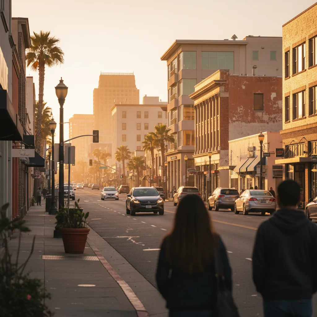 Oceanside, CA business district